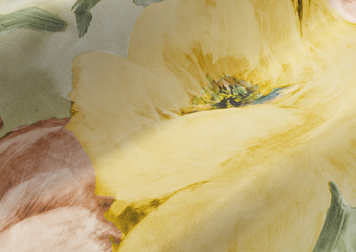 Amelia Faux Silk, Honeydew - Twist&Fit Roman Blind - Image 4
